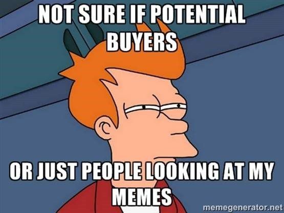 Content that doesn't convert - digital marketing memes