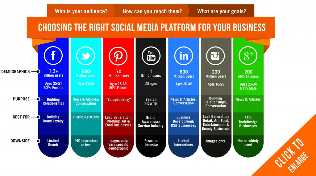 social media platforms demographics uses