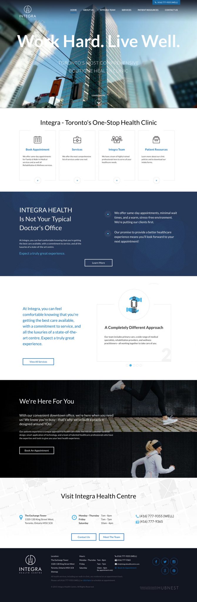 Integra - Medical Web Design Inspiration