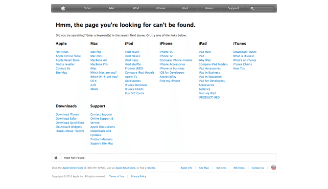 Apple - Page Not Found