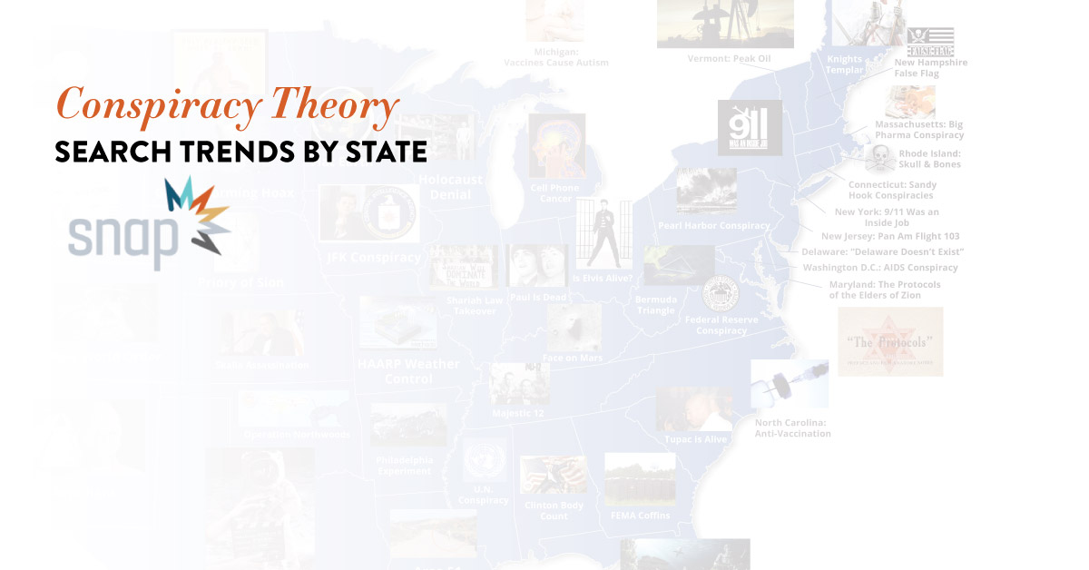Conspiracy Theory Search Trends By State
