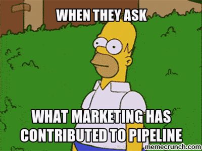 When they ask what marketing has contributed to the pipeline
