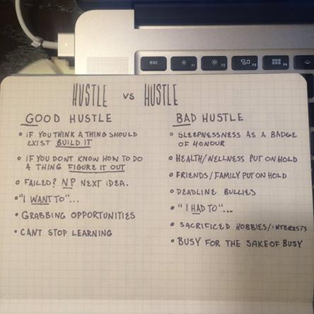 Good Hustle vs. Bad Hustle