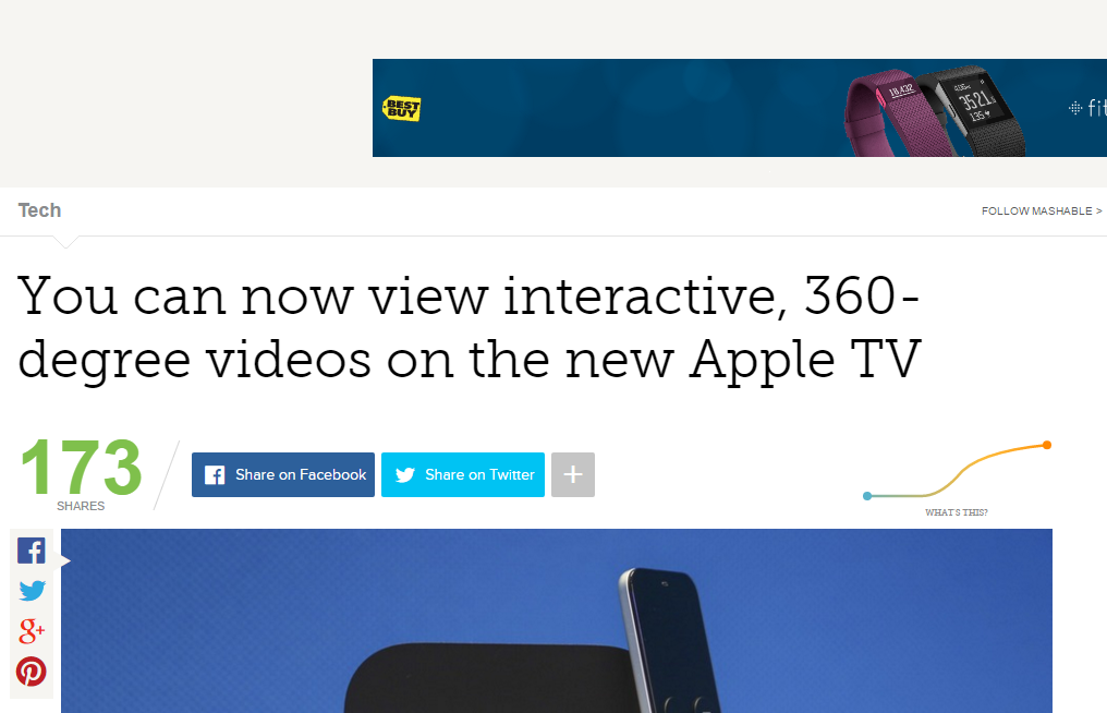 mashable share feature on content article velocity graph
