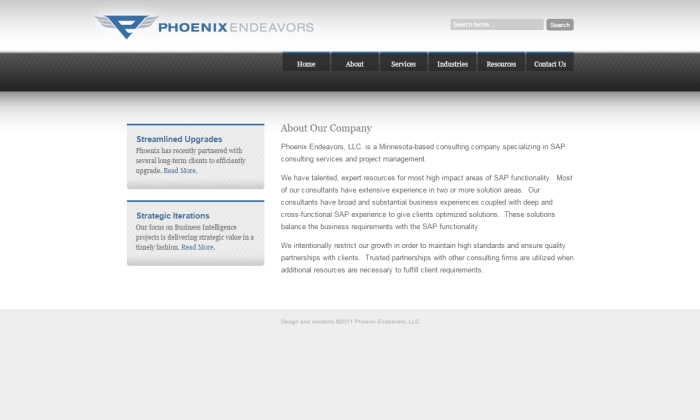 old phoenix endeavors website