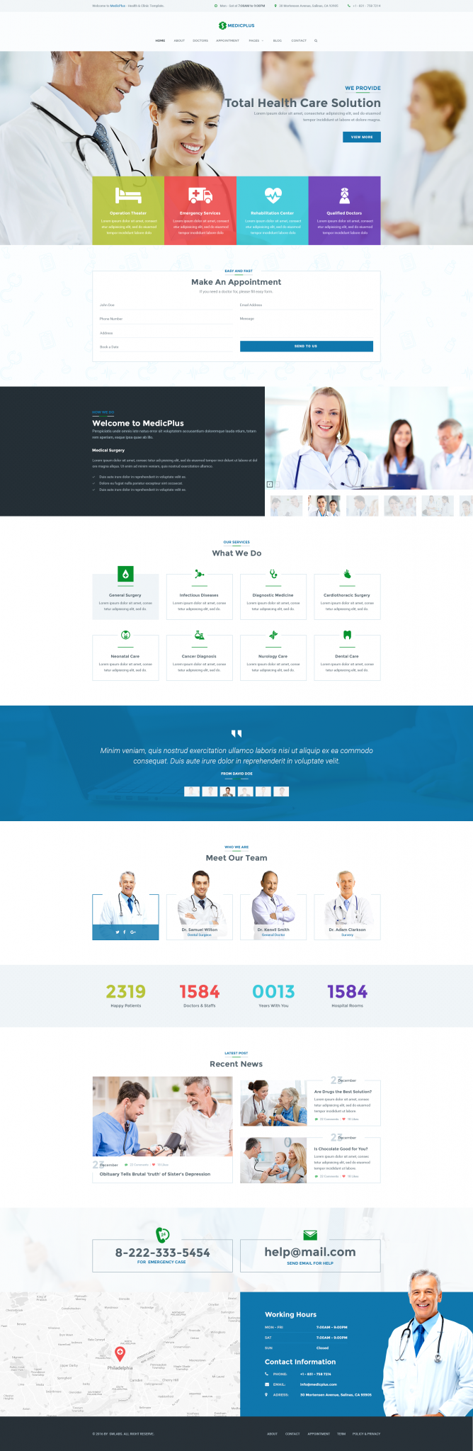 Medical Web Design Inspiration
