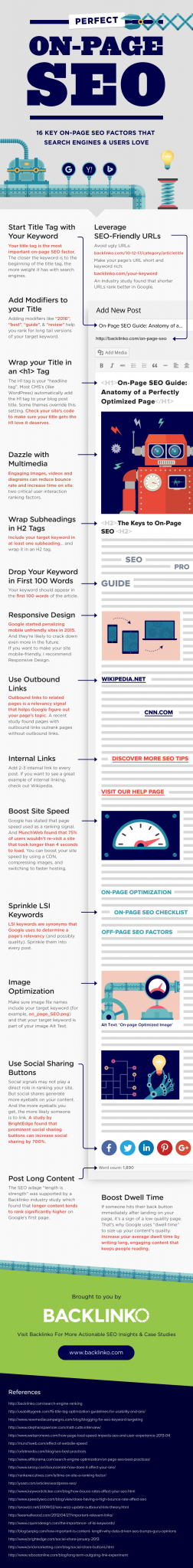On Page SEO Infographic by Brian Dean